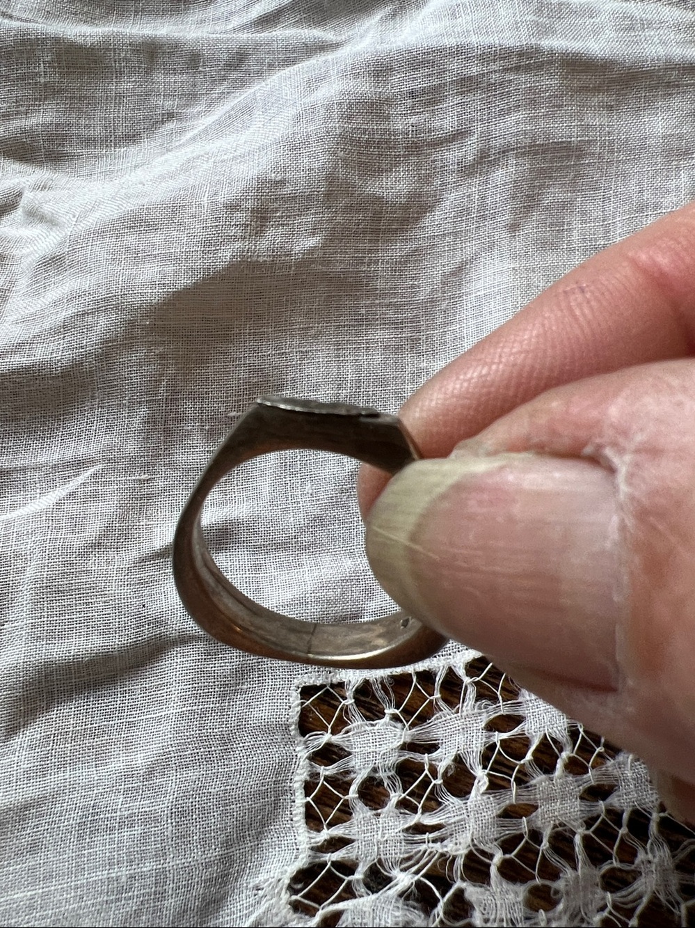 3 Vintage Sterling Silver rings for repair - Picture 2 of 8
